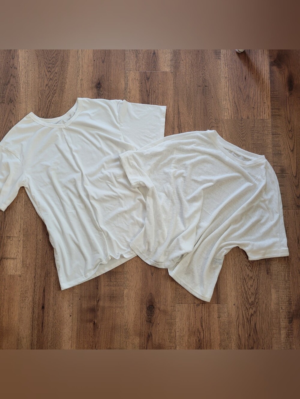 Classic White Crewneck T-Shirts - Set of 2